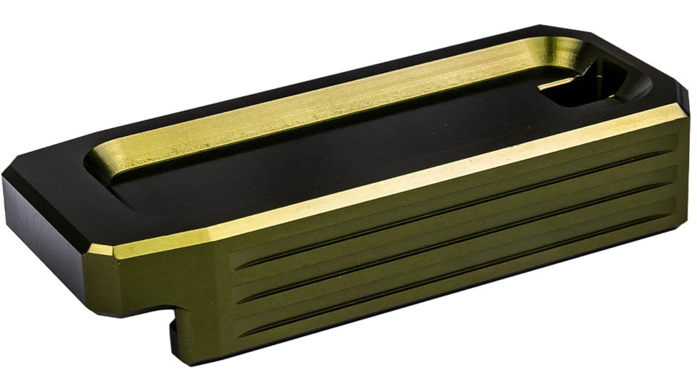 Lockstep Arms Lancer L5AWM Flat Base Plate, OD Green, LA-AR15-101-ODG-0RD