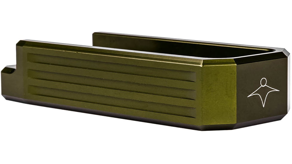 Lockstep Arms Lancer L5AWM Flat Base Plate, OD Green, LA-AR15-101-ODG-0RD