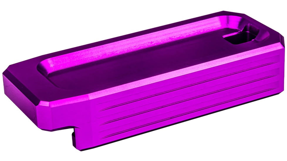Lockstep Arms Lancer L5AWM Flat Base Plate, Purple, LA-AR15-101-PUR-0RD