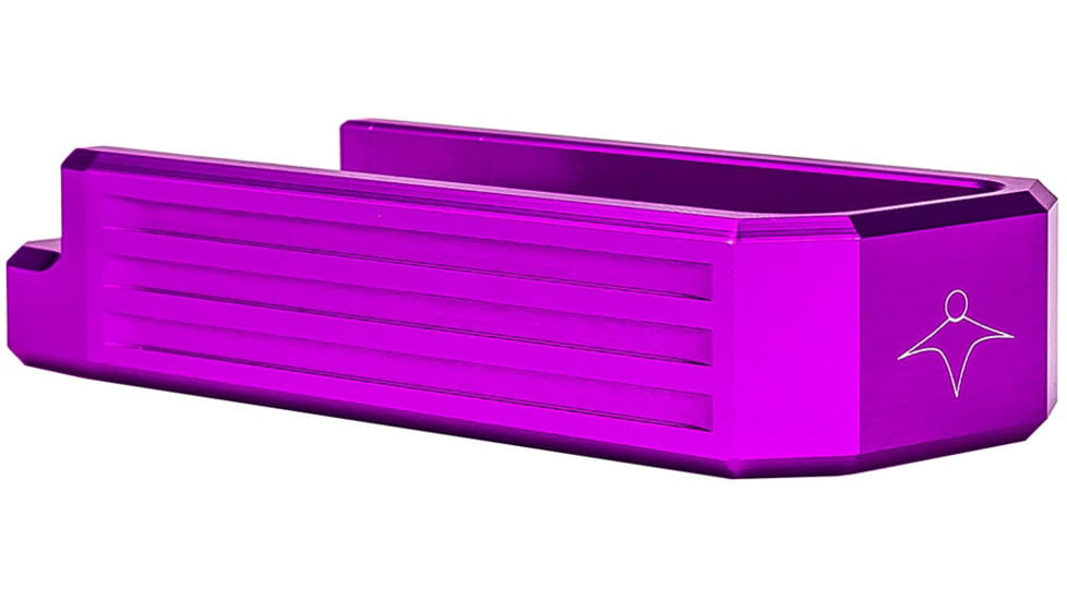 Lockstep Arms Lancer L5AWM Flat Base Plate, Purple, LA-AR15-101-PUR-0RD