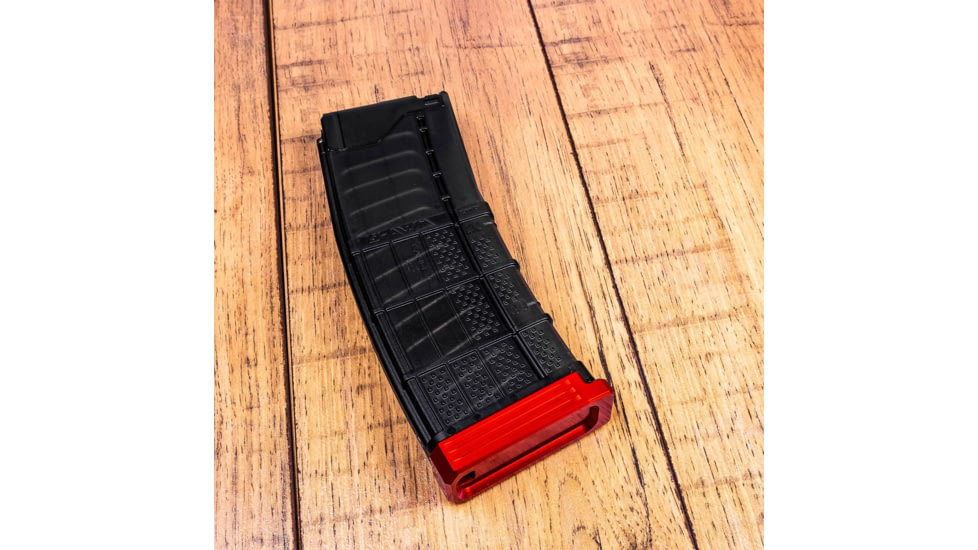 Lockstep Arms Lancer L5AWM Flat Base Plate, Red, LA-AR15-101-RED-0RD