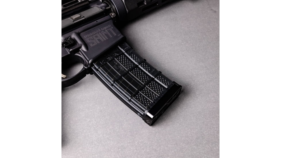 Lockstep Arms Lancer L5AWM Slim Base Plate, Black, LA-AR15-117-BLK-0RD