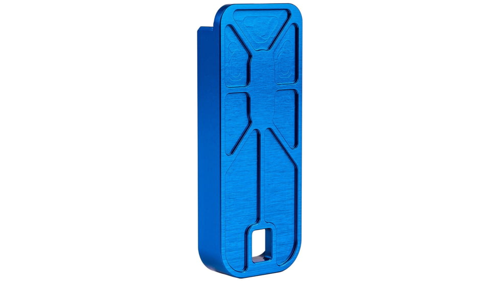 Lockstep Arms Lancer L5AWM Slim Base Plate, Blue, LA-AR15-117-BLU-0RD