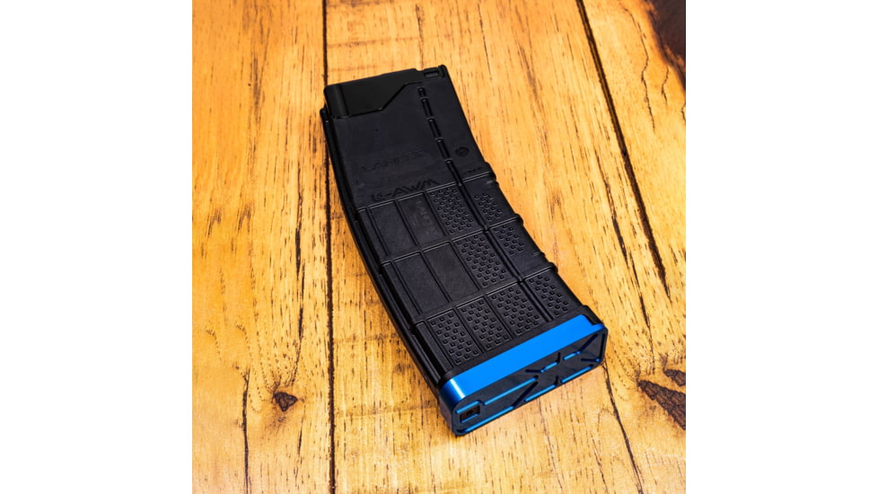 Lockstep Arms Lancer L5AWM Slim Base Plate, Blue, LA-AR15-117-BLU-0RD