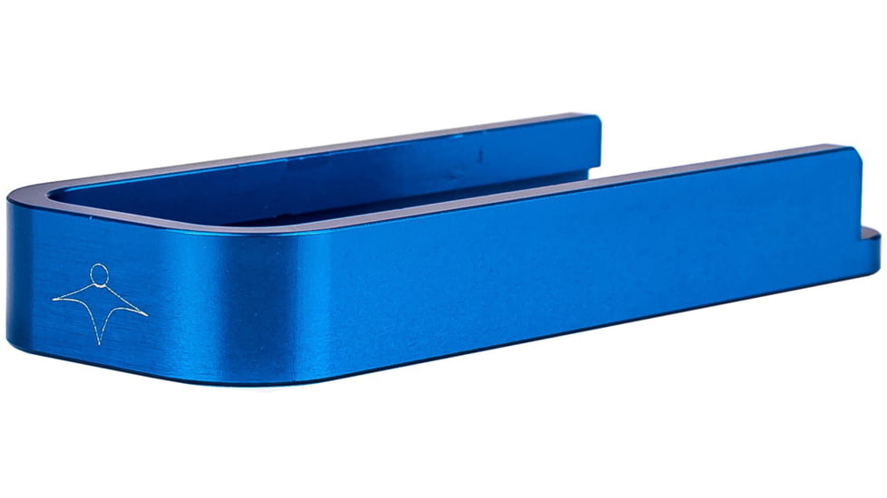 Lockstep Arms Lancer L5AWM Slim Base Plate, Blue, LA-AR15-117-BLU-0RD