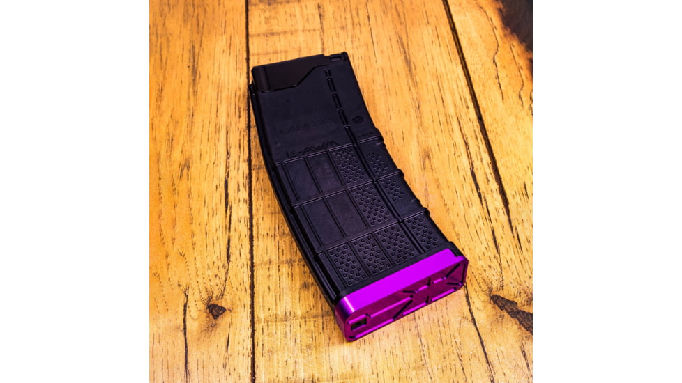 Lockstep Arms Lancer L5AWM Slim Base Plate, Purple, LA-AR15-117-PUR-0RD