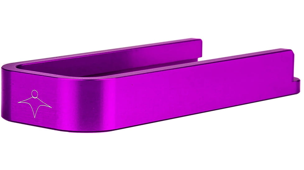 Lockstep Arms Lancer L5AWM Slim Base Plate, Purple, LA-AR15-117-PUR-0RD