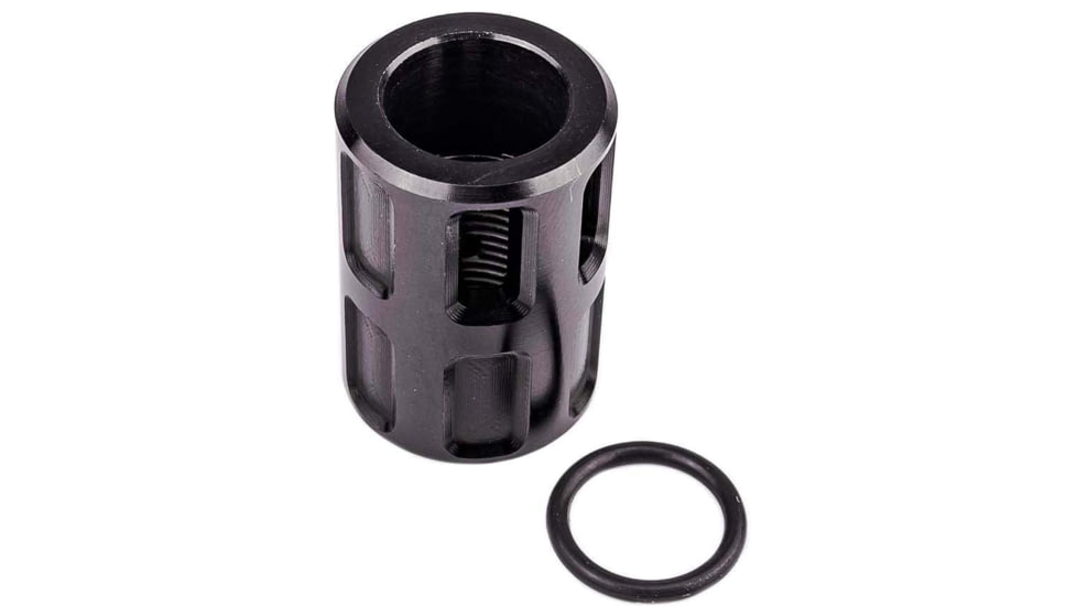 Lockstep Arms Micro Compensator, 1/2-28 Thread, Aluminum, Black, LA-GLK-1150-BLK