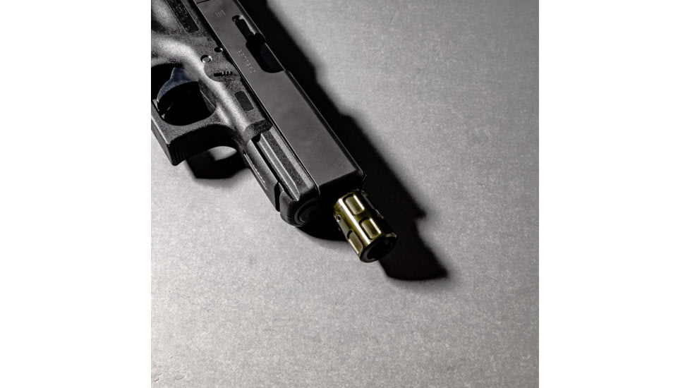 EDEMO Lockstep Arms Micro Compensator, 1/2-28 Thread, Aluminum, OD Green, LA-GLK-1150-ODG, EDEMO1