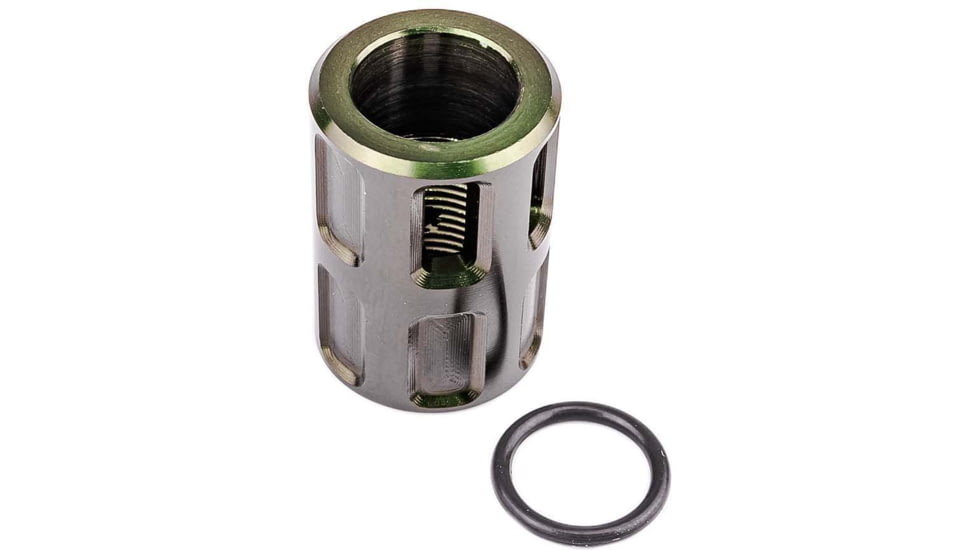 EDEMO Lockstep Arms Micro Compensator, 1/2-28 Thread, Aluminum, OD Green, LA-GLK-1150-ODG, EDEMO1