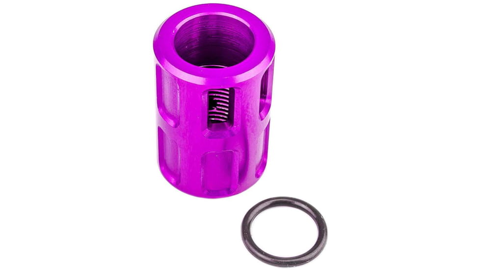 Lockstep Arms Micro Compensator, 1/2-28 Thread, Aluminum, Purple, LA-GLK-1150-PUR