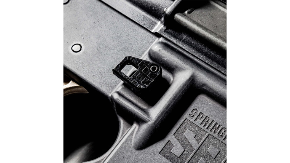 Lockstep Arms Oversized AR Magazine Release, Anodized, Black, LA-AR15-150-BLK