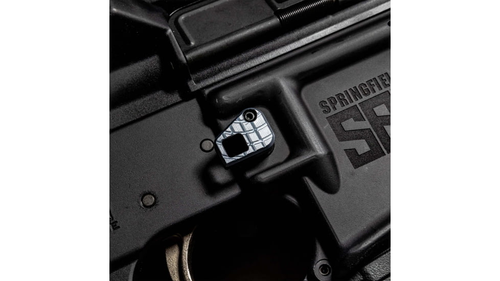 Lockstep Arms Oversized AR Magazine Release, Anodized, Gray, LA-AR15-150-GRY