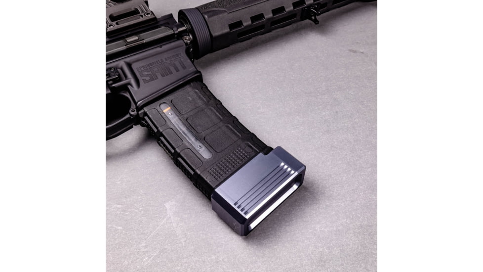 Lockstep Arms PMAG GEN M3 AR15 Base Plate, Gray, LA-AR15-111-GRY-5RD