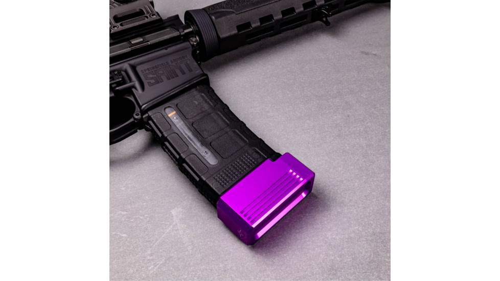 Lockstep Arms PMAG GEN M3 AR15 Base Plate, Purple, LA-AR15-111-PUR-5RD