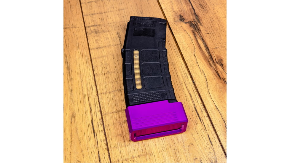 Lockstep Arms PMAG GEN M3 AR15 Base Plate, Purple, LA-AR15-111-PUR-5RD