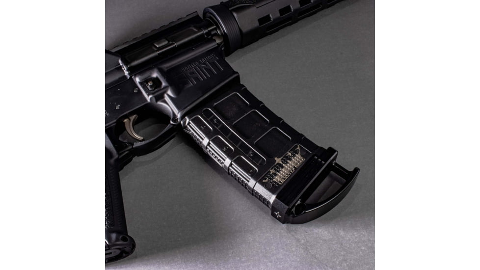 Lockstep Arms PMAG GEN M3 AR15 Base Plate Ranger +0-Round, Anodized, Black, LA-AR15-106-BLK