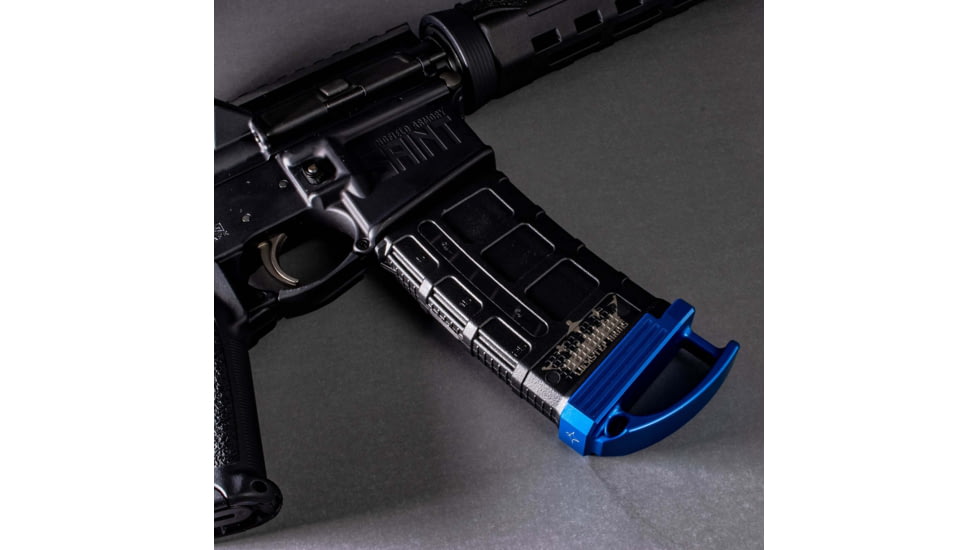 Lockstep Arms PMAG GEN M3 AR15 Base Plate Ranger +0-Round, Anodized, Blue, LA-AR15-106-BLU