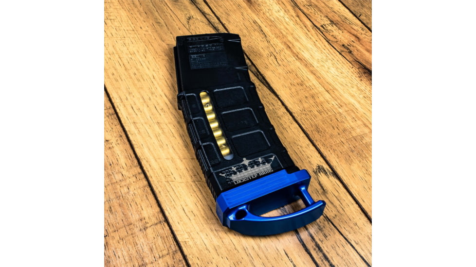 Lockstep Arms PMAG GEN M3 AR15 Base Plate Ranger +0-Round, Anodized, Blue, LA-AR15-106-BLU