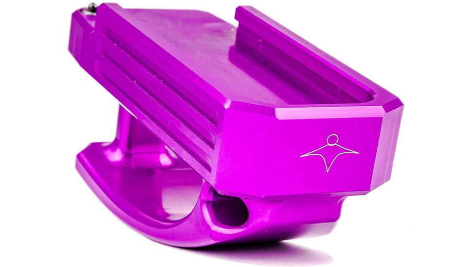 Lockstep Arms PMAG GEN M3 AR15 Base Plate Ranger +0-Round, Anodized, Purple, LA-AR15-106-PUR