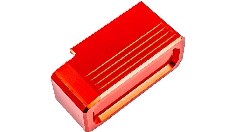 Lockstep Arms PMAG GEN M3 AR15 Base Plate, Red, LA-AR15-111-RED-5RD