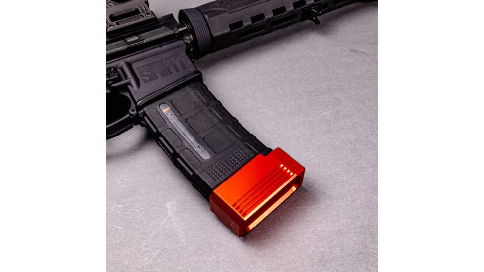 Lockstep Arms PMAG GEN M3 AR15 Base Plate, Red, LA-AR15-111-RED-5RD