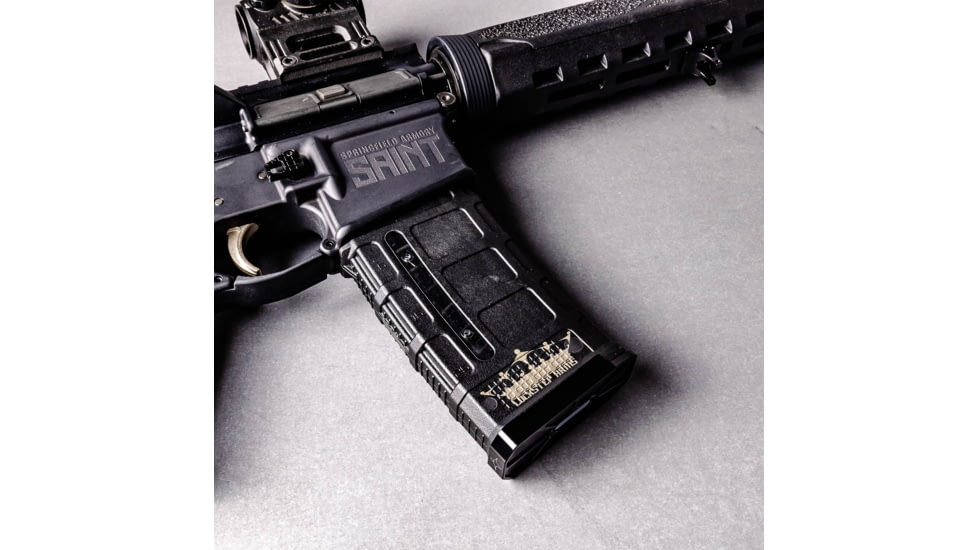 Lockstep Arms PMAG GEN M3 AR15 Slim Base Plate, Black, LA-AR15-116-BLK-0RD