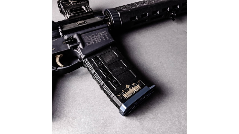 Lockstep Arms PMAG GEN M3 AR15 Slim Base Plate, Gray, LA-AR15-116-GRY-0RD