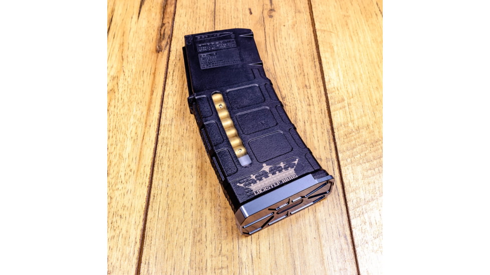 Lockstep Arms PMAG GEN M3 AR15 Slim Base Plate, Gray, LA-AR15-116-GRY-0RD