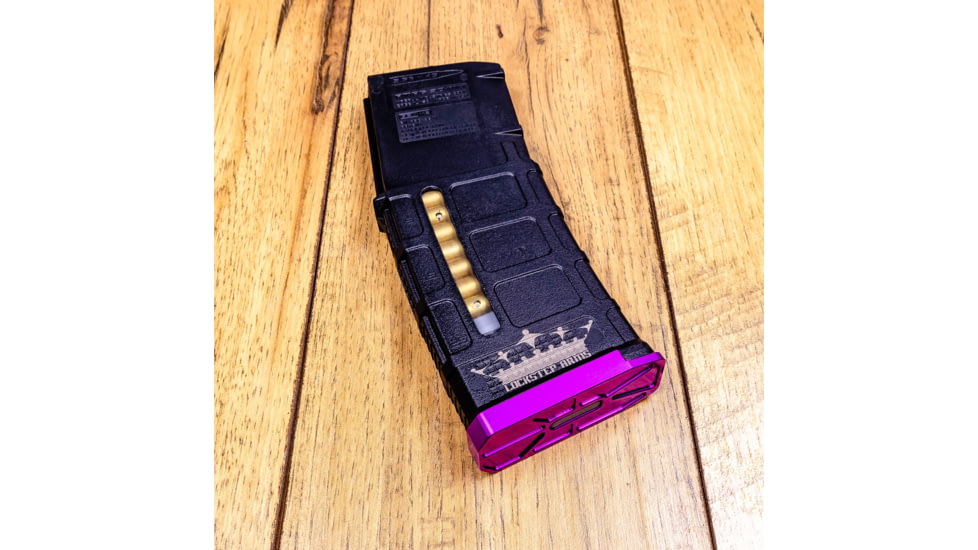 Lockstep Arms PMAG GEN M3 AR15 Slim Base Plate, Purple, LA-AR15-116-PUR-0RD