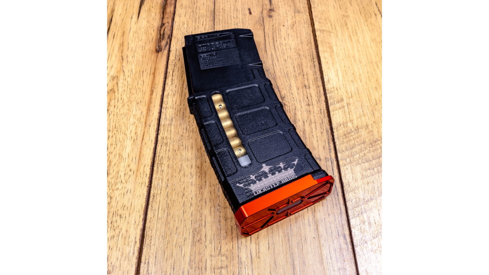 Lockstep Arms PMAG GEN M3 AR15 Slim Base Plate, Red, LA-AR15-116-RED-0RD