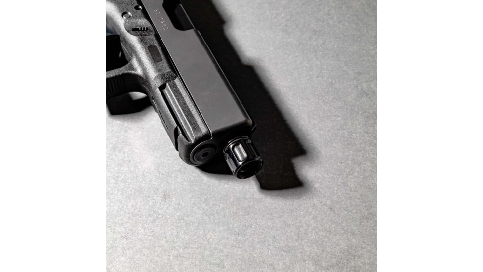 Lockstep Arms Thread Protector, 1/2-28 Thread, Black, LA-GLK-1100-BLK