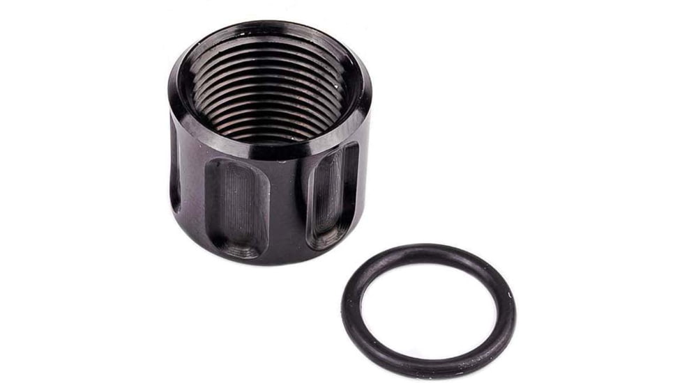 Lockstep Arms Thread Protector, 1/2-28 Thread, Black, LA-GLK-1100-BLK