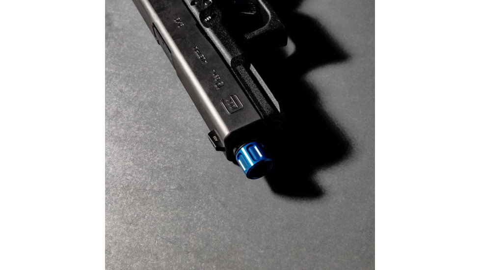 Lockstep Arms Thread Protector, 1/2-28 Thread, Blue, LA-GLK-1100-BLU