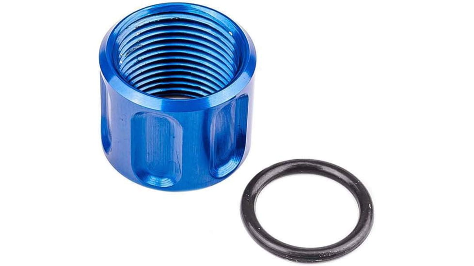 Lockstep Arms Thread Protector, 1/2-28 Thread, Blue, LA-GLK-1100-BLU