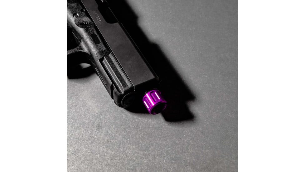 Lockstep Arms Thread Protector, 1/2-28 Thread, Purple, LA-GLK-1100-PUR