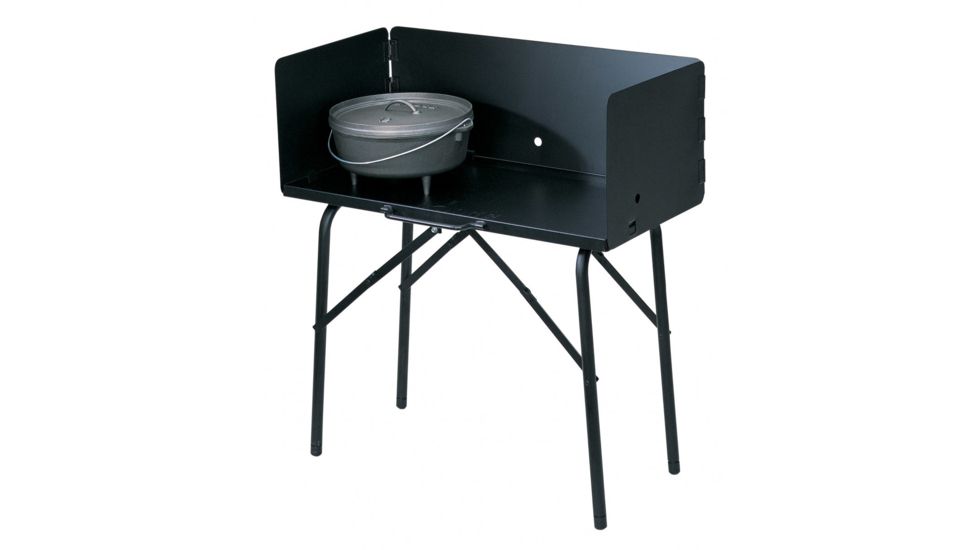 Lodge Outdoor Cooking Table, Black, A57