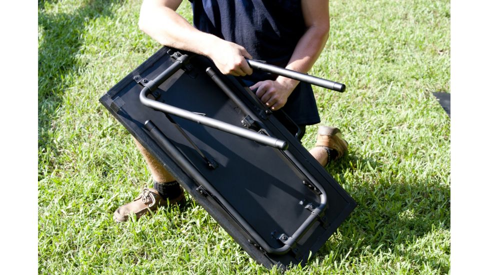 Lodge Outdoor Cooking Table, Black, A57