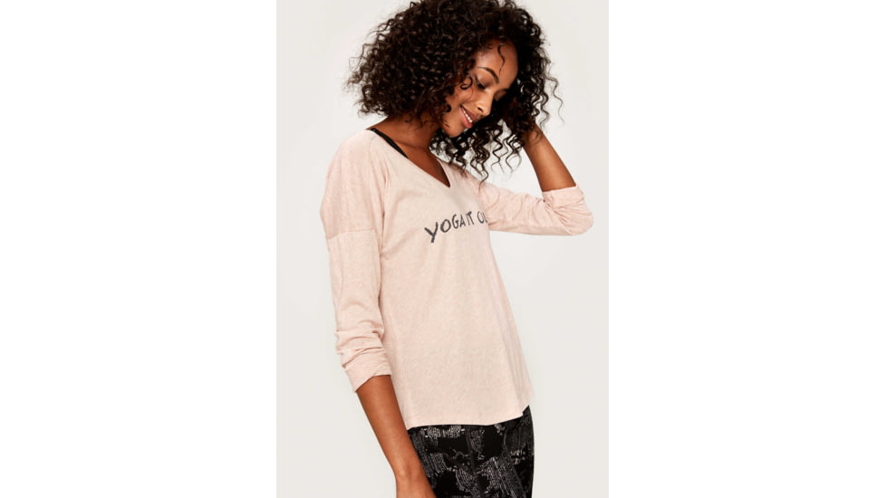 Lole Dagna Top, Pink Sand Heather, Small LSW2367-K479-S