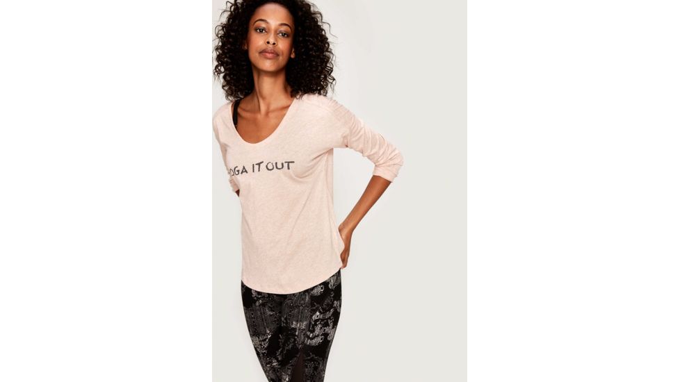 Lole Dagna Top, Pink Sand Heather, Small LSW2367-K479-S