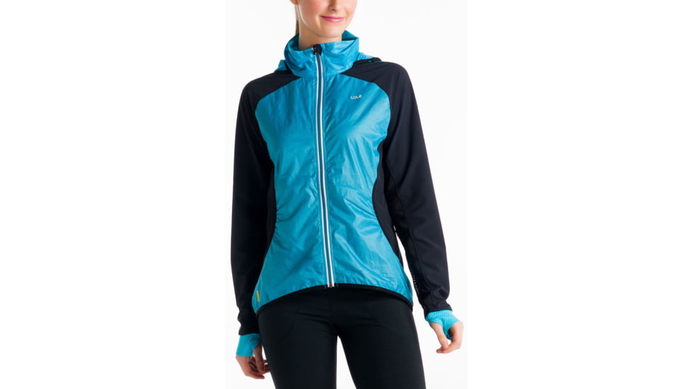 Lole Delightful 3 Jacket - Women's-Lagoon Blue Tonal Plaid-Small