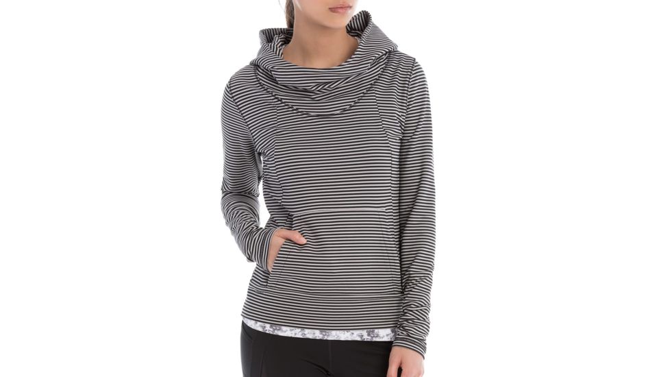 Lole Esma Hoodie - Women's-Black Stripe-Small