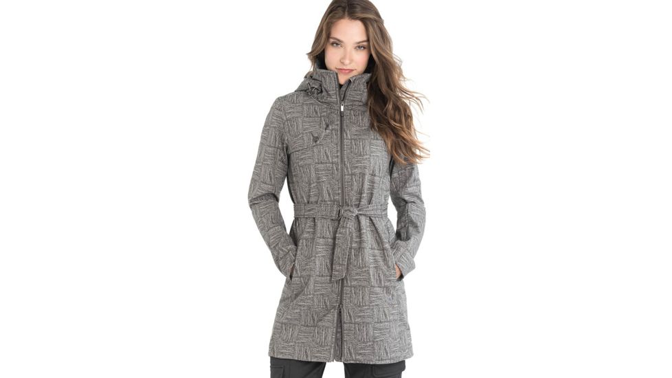Lole Glowing Jacket - Womens -Dark Charcoal/Cornfield-Large