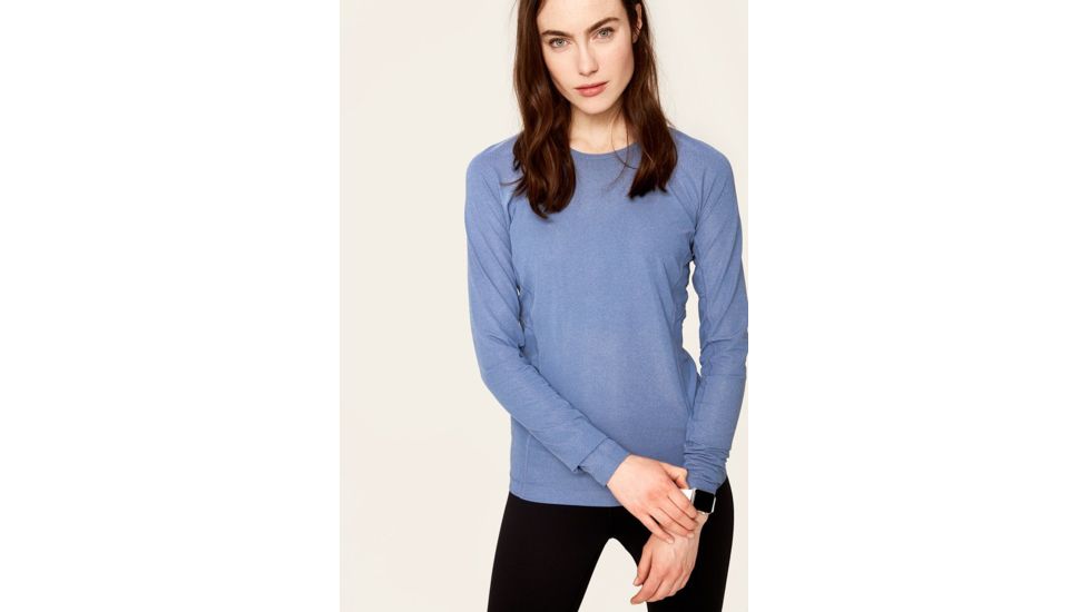 Lole Mireille Top, Light Denim Heather, M, LW2676-857-GHT NIM HTH-M