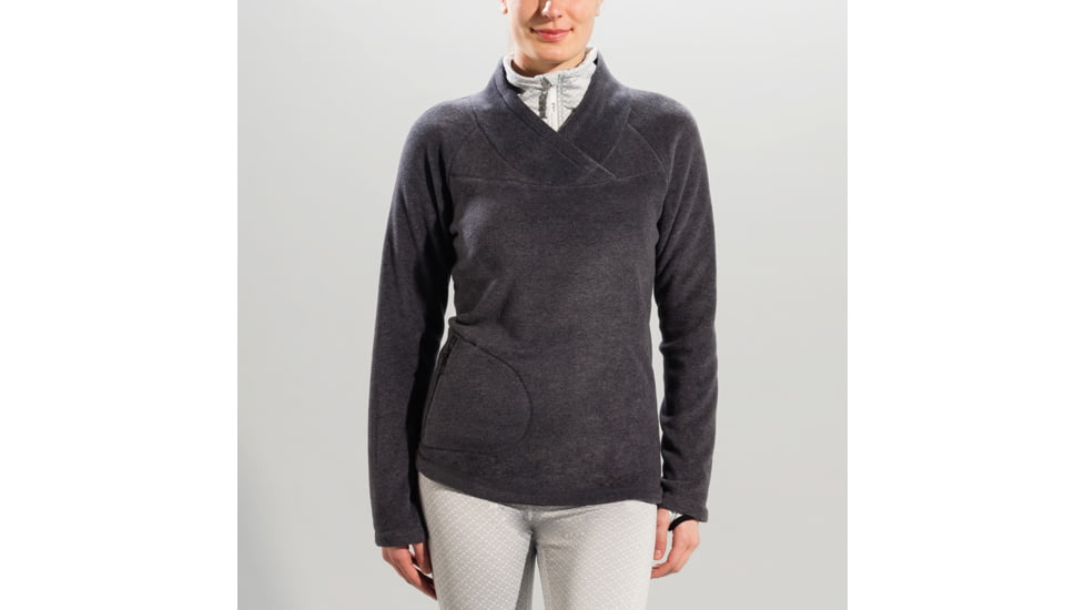 Lole Warm Top-Black Heather-X-Small