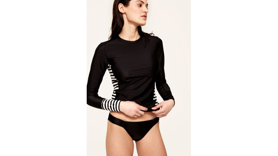 Lole Whiteheaven Rashguard, Black, L, LWW0415-N101-K-L