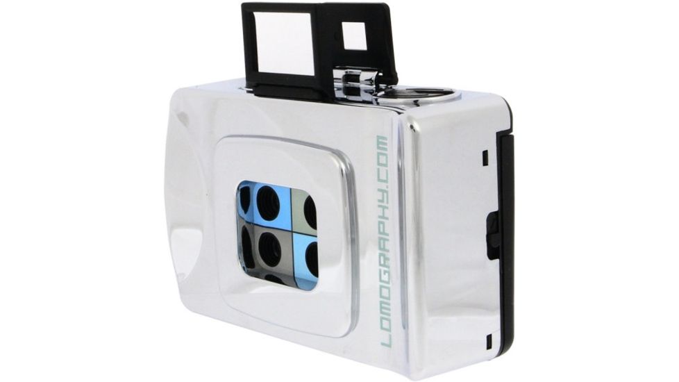 Lomography ActionSampler Chrome angle view