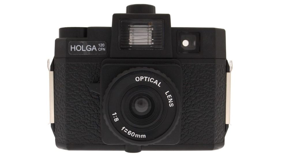 Lomography Color Flash Holga Camera Starter Kit, Green w/ 120 Medium Format Film, Color Flash 827