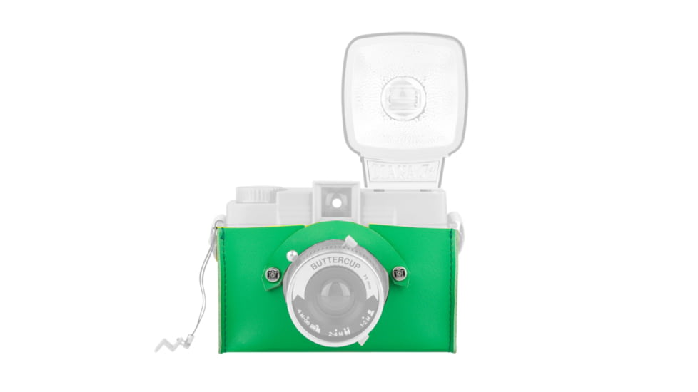Lomography Diana Camera Case, Fern Green, w/ Camera 467