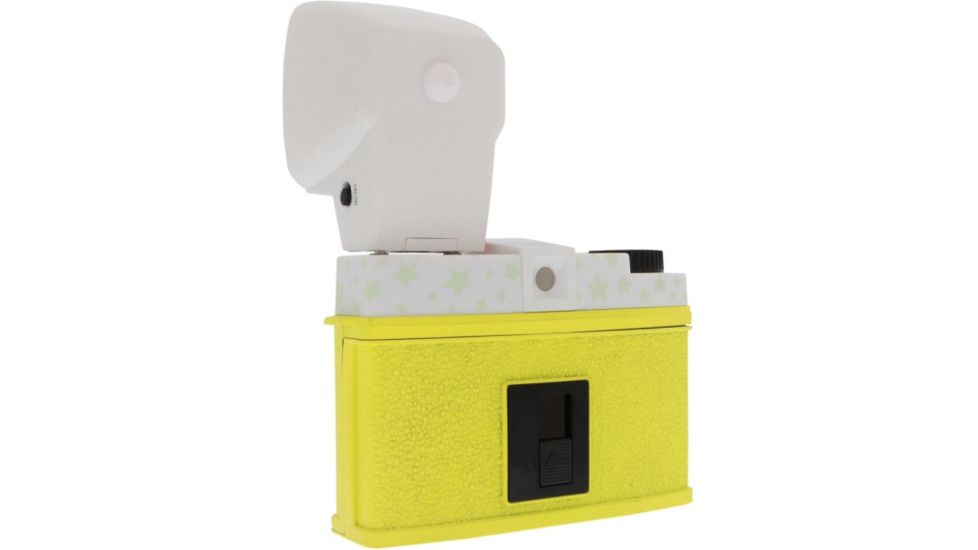 Lomography Camera Diana F+ Glow in the Dark (w/ flash) rear angle view